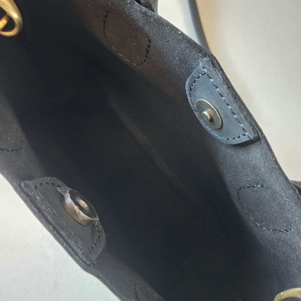 Portland Leather Black Crossbody Bag - Picture 2 of 16